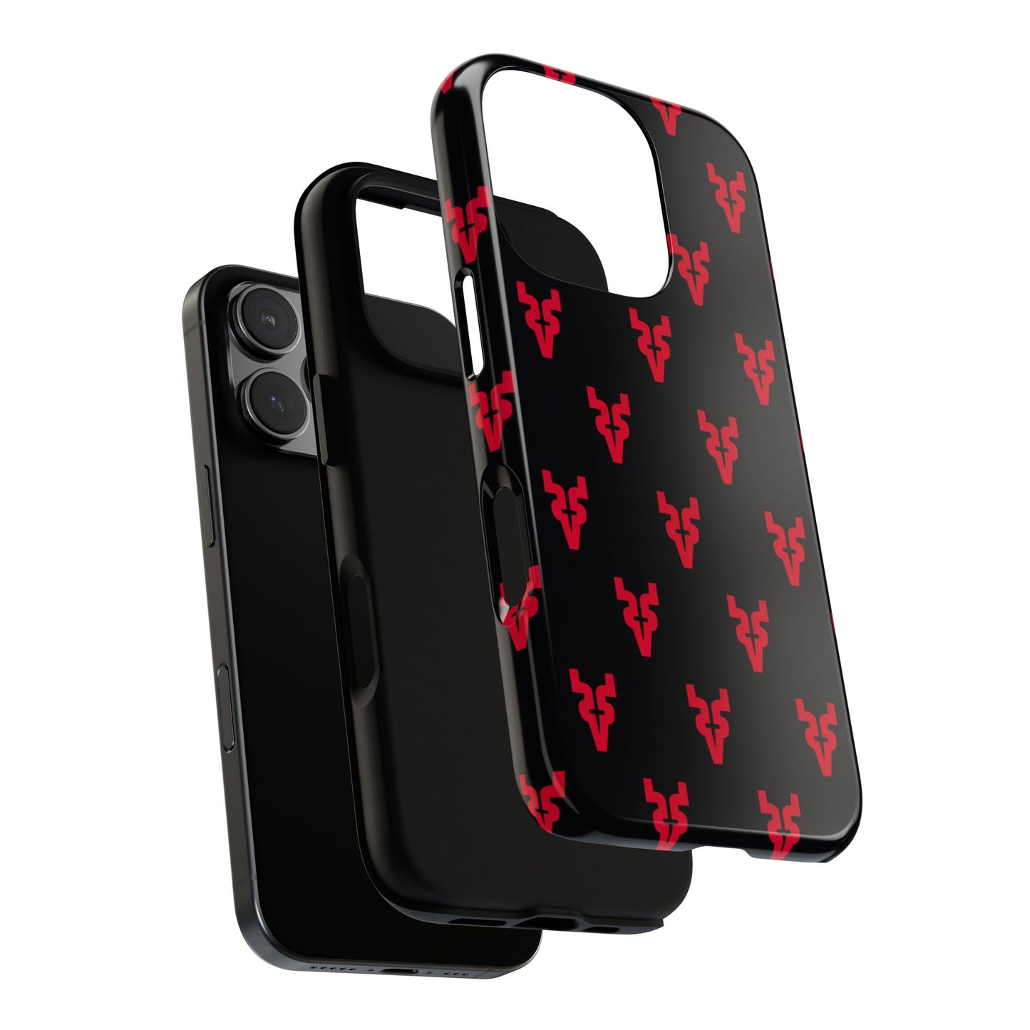 Mazatlán Bull Phone Case – Black Red Streetwear Tough Shockproof Cover