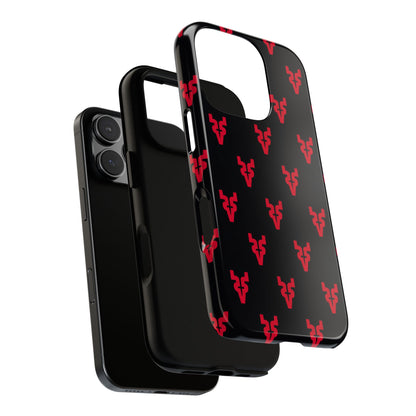 Mazatlán Bull Phone Case – Black Red Streetwear Tough Shockproof Cover