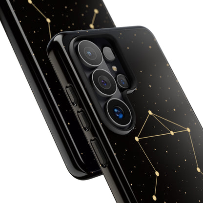 Libra Zodiac Constellation Phone Case – Luxe Gold Celestial Cover