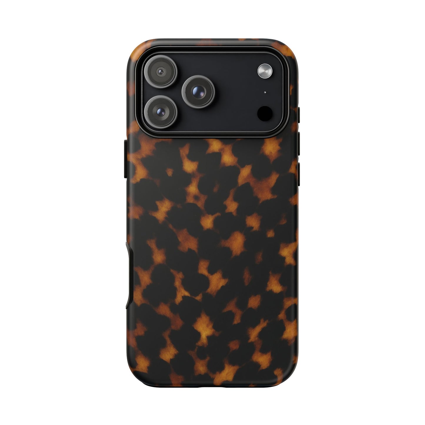 Tortoiseshell Phone Case – Brown Leopard Pattern Luxury Tough Protective Case