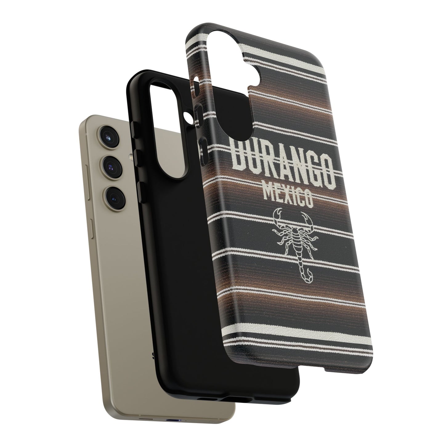 Durango Mexico Phone Case | Serape Scorpion Western Design | Mexican Heritage Tough Case for iPhone & Samsung