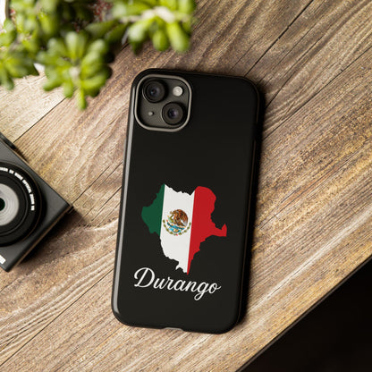 Durango Mexico Flag Map Phone Case | Mexican American Pride Tough Case for iPhone & Samsung