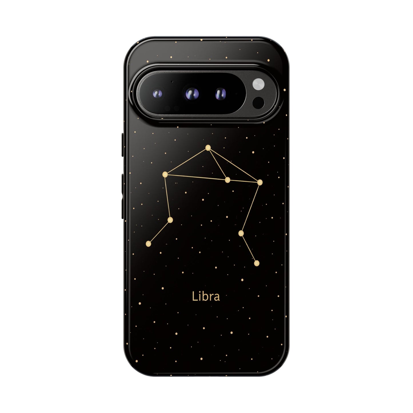 Libra Zodiac Constellation Phone Case – Luxe Gold Celestial Cover
