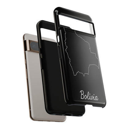 Bolivia Outline Phone Case – Minimal Country Map Tough Cover
