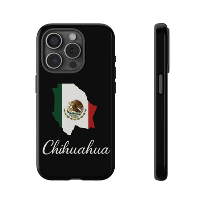 Chihuahua Mexico Flag Map Phone Case | Mexican American Pride Tough Case for iPhone & Samsung