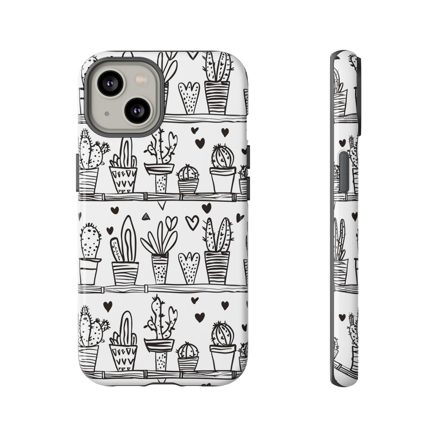 Cactus Succulent Phone Case Cute Plant Aesthetic iPhone Samsung Cover