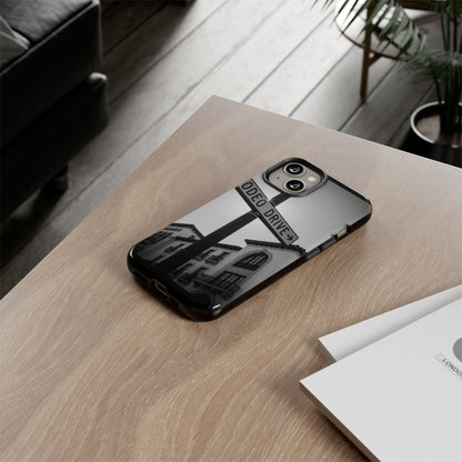 Rodeo Drive Phone Case | Los Angeles Aesthetic Black & White Photography | Luxury LA Street Tough Case for iPhone & Samsung