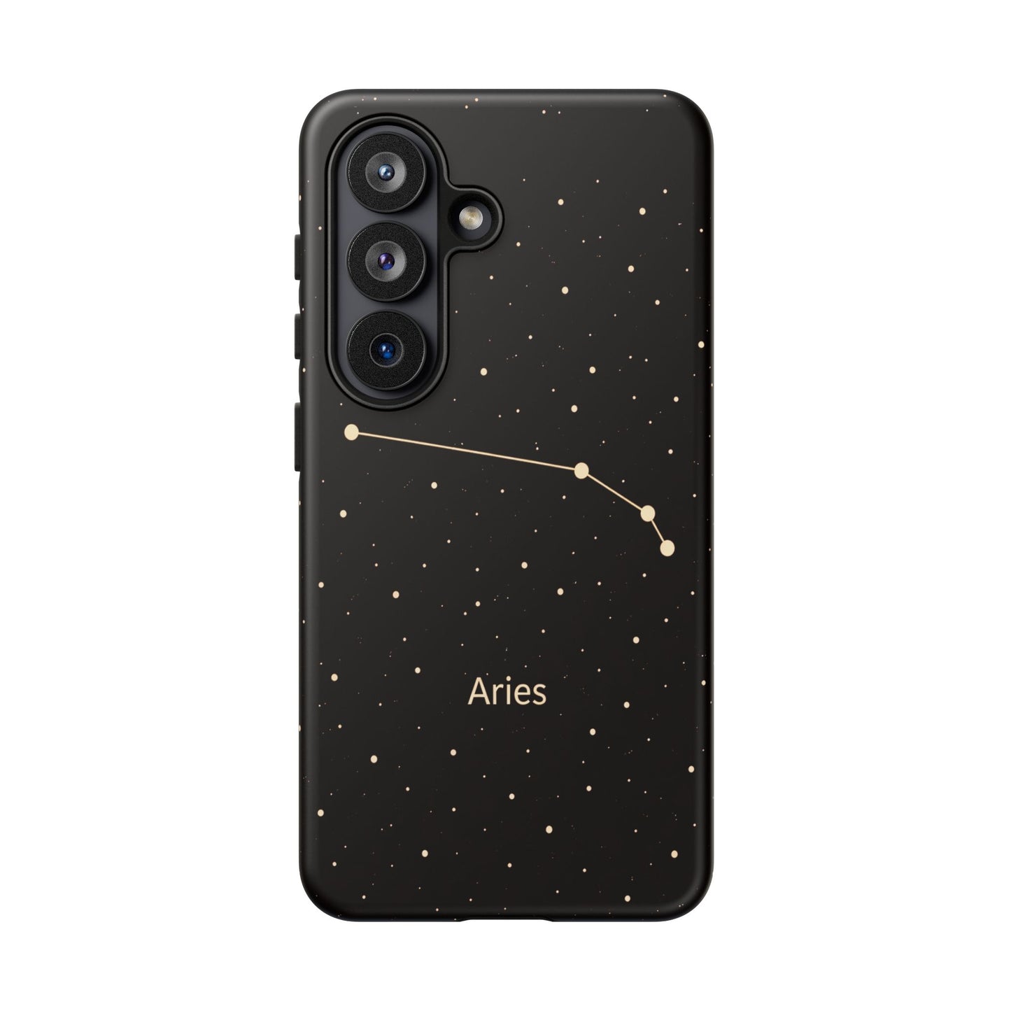 Aries Zodiac Constellation Phone Case – Luxe Gold Celestial Cover