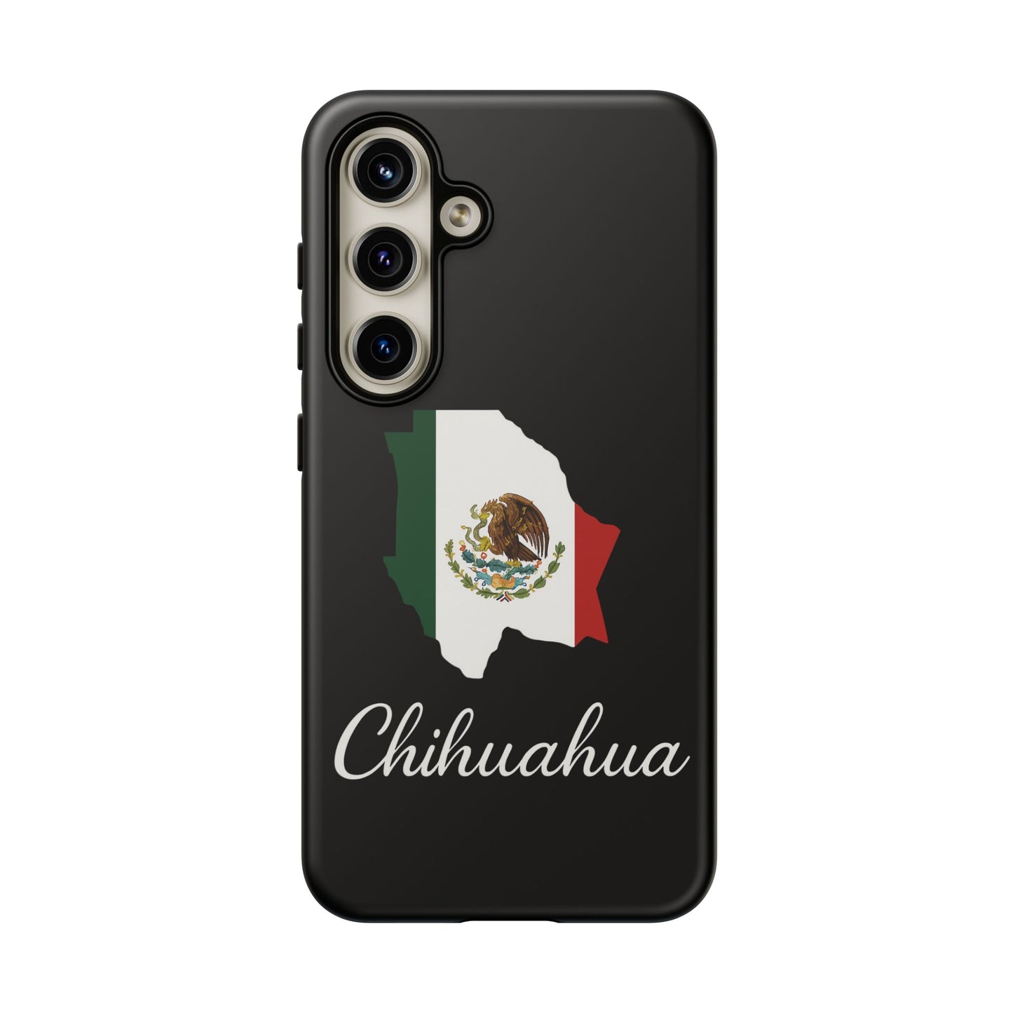 Chihuahua Mexico Flag Map Phone Case | Mexican American Pride Tough Case for iPhone & Samsung