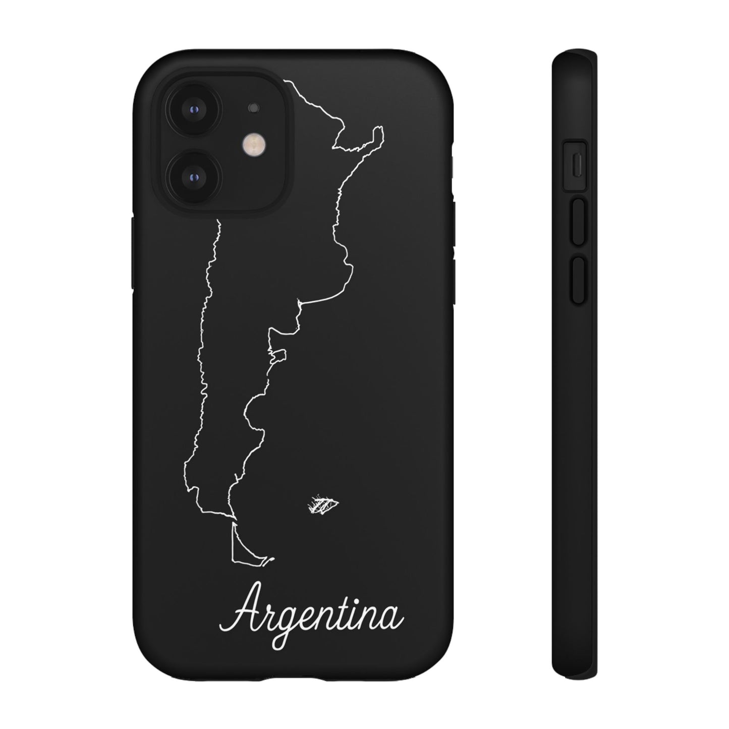 Argentina Outline Phone Case – Minimal Country Map Tough Case (iPhone, Samsung, Pixel)