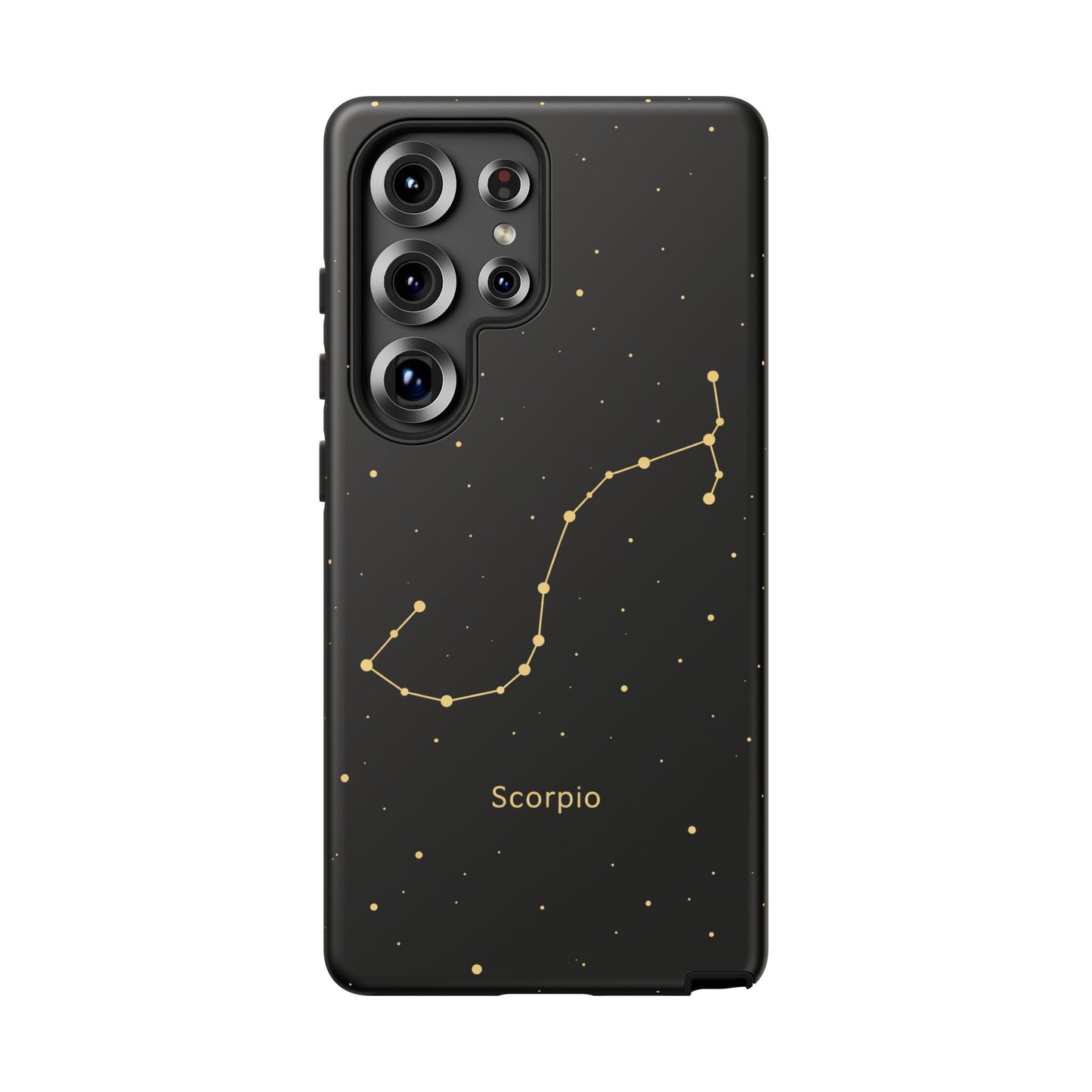 Scorpio Zodiac Constellation Phone Case – Luxe Gold Celestial Cover
