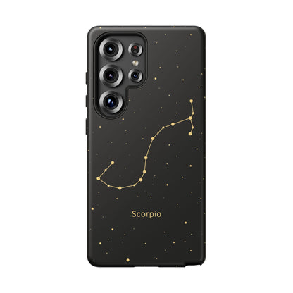 Scorpio Zodiac Constellation Phone Case – Luxe Gold Celestial Cover