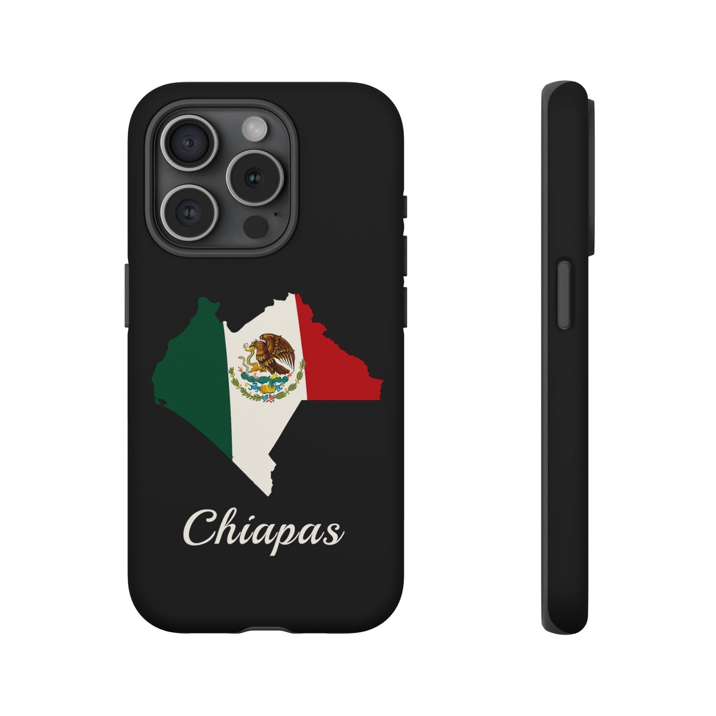 Chiapas Mexico Flag Map Phone Case | Mexican American Pride Tough Case for iPhone & Samsung