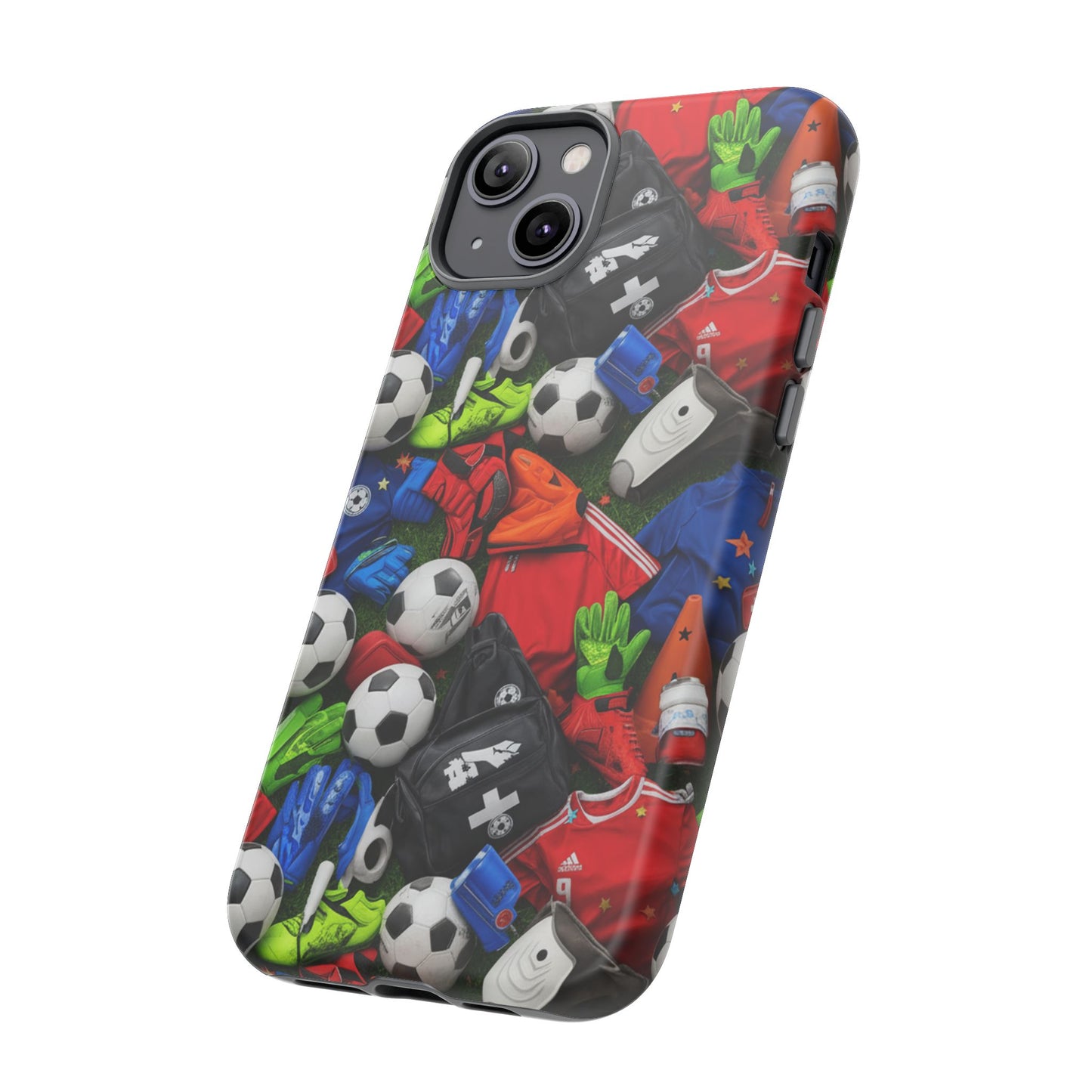 Soccer Ball Pattern Phone Case – Sports Fan Tough Protective Game Day Case
