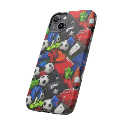 Soccer Ball Pattern Phone Case – Sports Fan Tough Protective Game Day Case