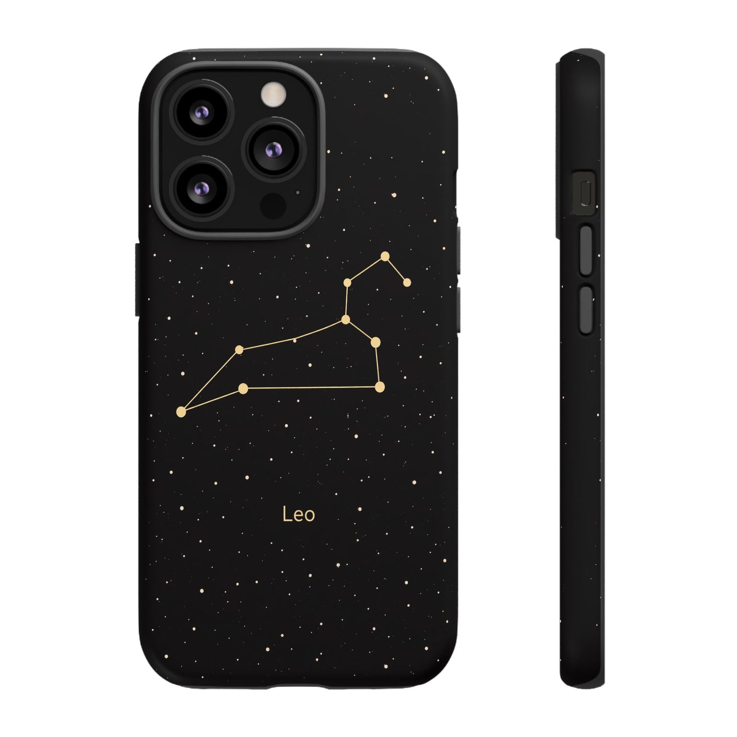 Leo Zodiac Constellation Phone Case – Luxe Gold Celestial Cover