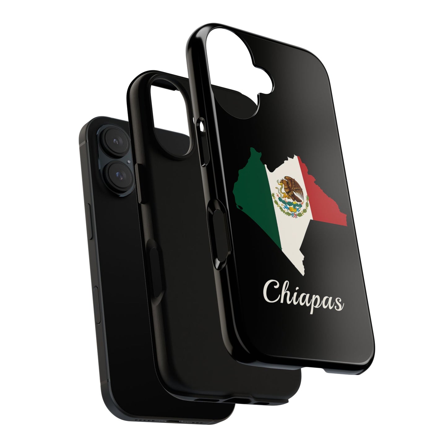 Chiapas Mexico Flag Map Phone Case | Mexican American Pride Tough Case for iPhone & Samsung