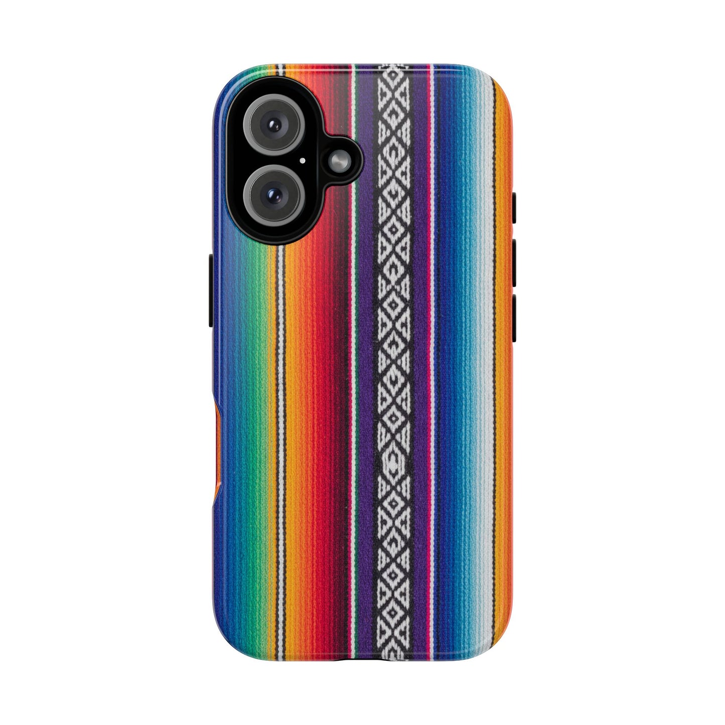 Serape Stripe Phone Case – Colorful Mexican Blanket Pattern Tough Case