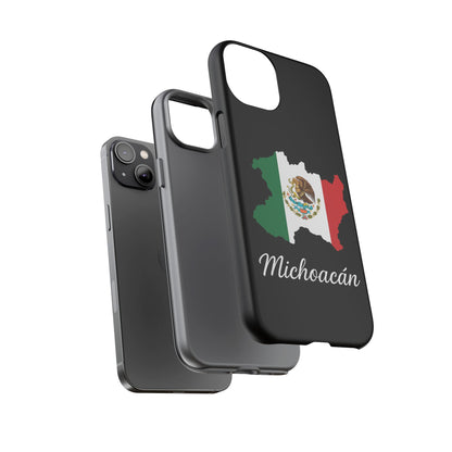 Michoacán Mexico Flag Map Phone Case | Mexican American Pride Tough Case for iPhone & Samsung
