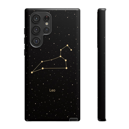 Leo Zodiac Constellation Phone Case – Luxe Gold Celestial Cover