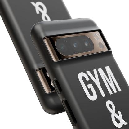 Gym & Jesus Phone Case Christian Faith Workout Gym Motivation Case