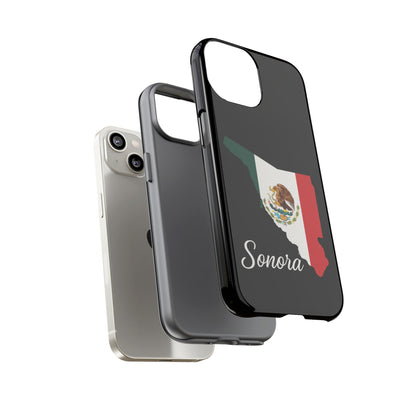 Sonora Mexico Flag Map Phone Case | Mexican American Pride Tough Case for iPhone & Samsung