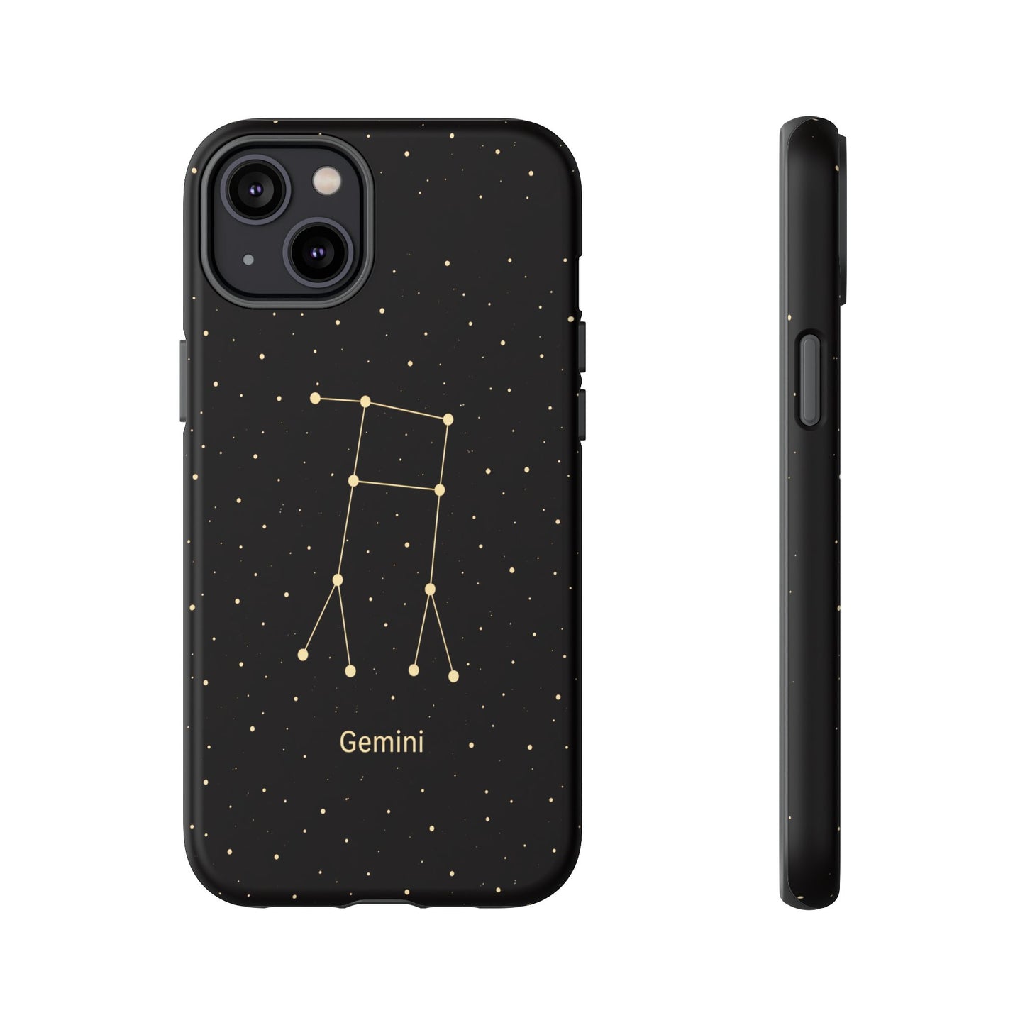 Gemini Zodiac Constellation Phone Case – Luxe Gold Celestial Cover
