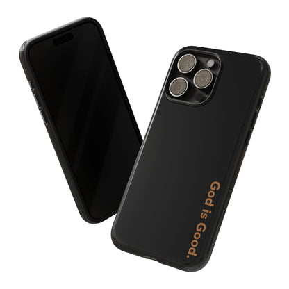 God Is Good Phone Case Minimal Aesthetic Christian Tough Cover