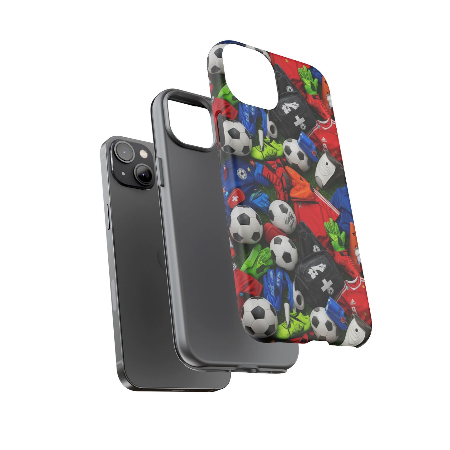 Soccer Ball Pattern Phone Case – Sports Fan Tough Protective Game Day Case