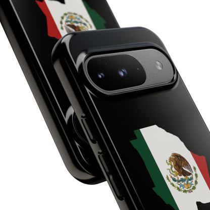 Chihuahua Mexico Flag Map Phone Case | Mexican American Pride Tough Case for iPhone & Samsung