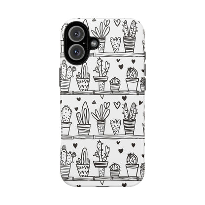 Cactus Succulent Phone Case Cute Plant Aesthetic iPhone Samsung Cover