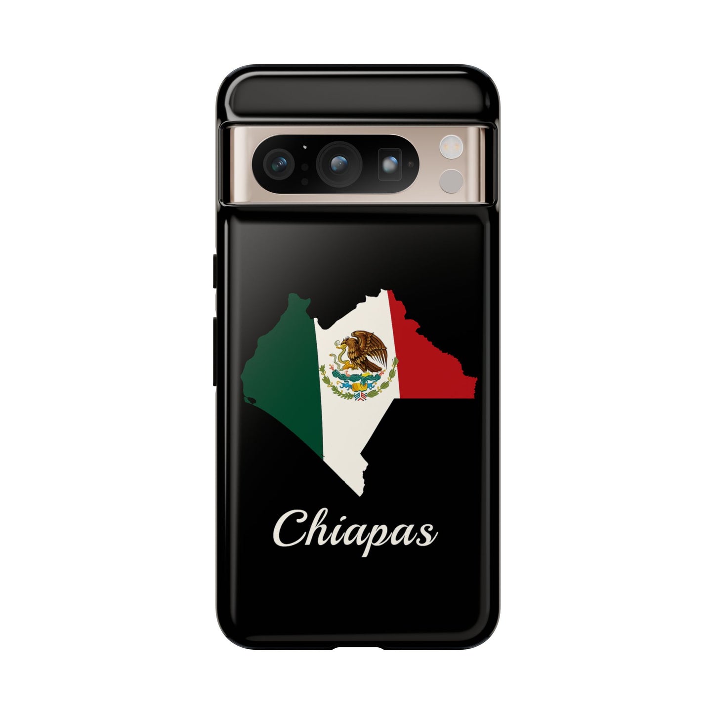 Chiapas Mexico Flag Map Phone Case | Mexican American Pride Tough Case for iPhone & Samsung