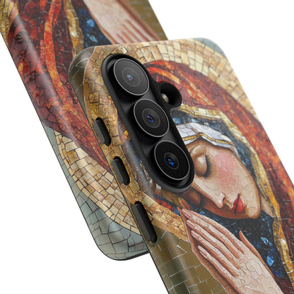 Virgin Mary Phone Case, Catholic Phone Case, Christian Aesthetic Case, Religious iPhone Case, Saint Art Case, Faith Gift