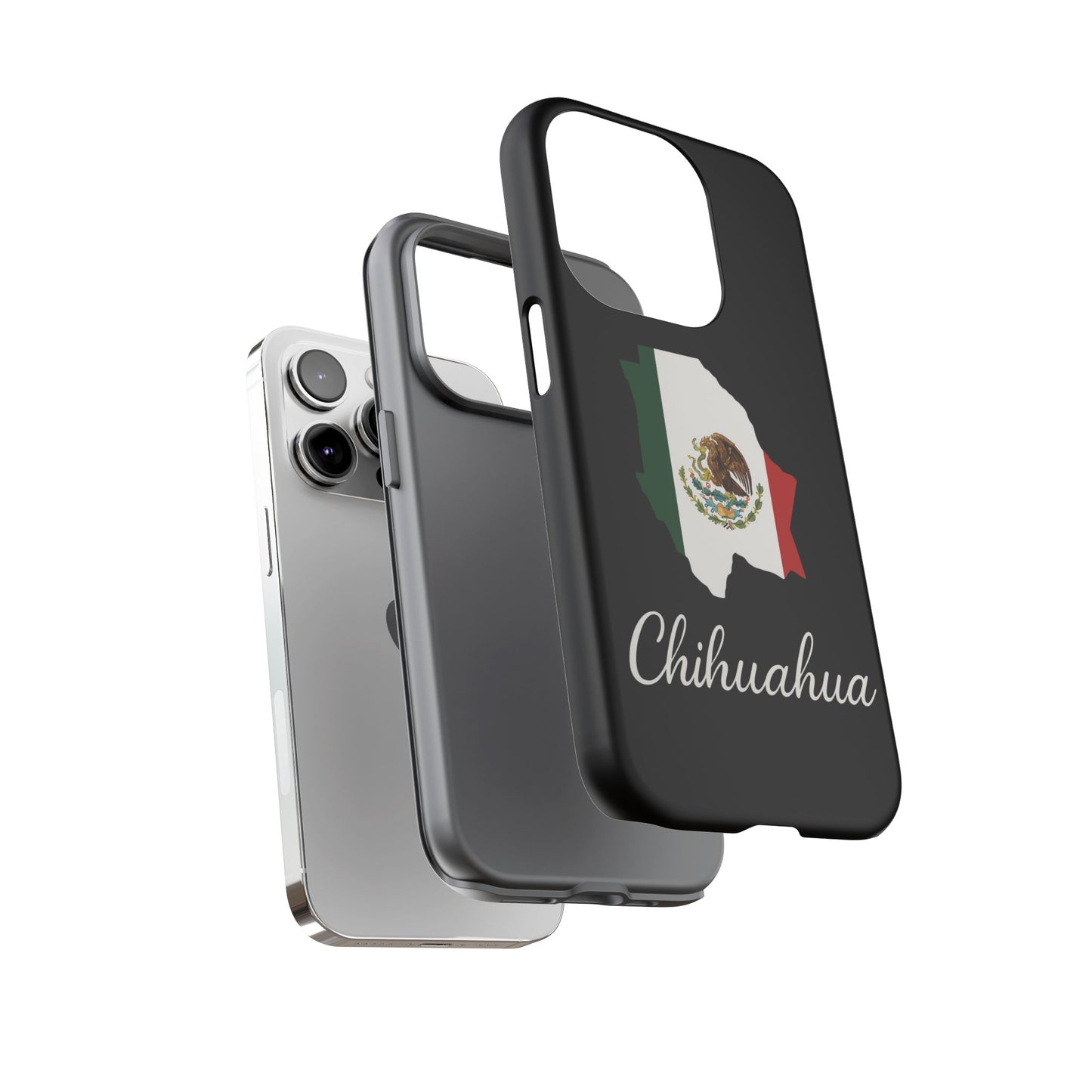 Chihuahua Mexico Flag Map Phone Case | Mexican American Pride Tough Case for iPhone & Samsung