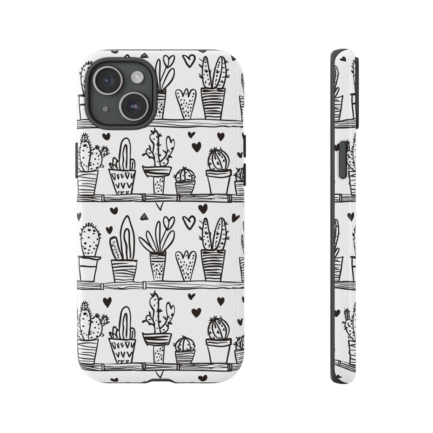 Cactus Succulent Phone Case Cute Plant Aesthetic iPhone Samsung Cover