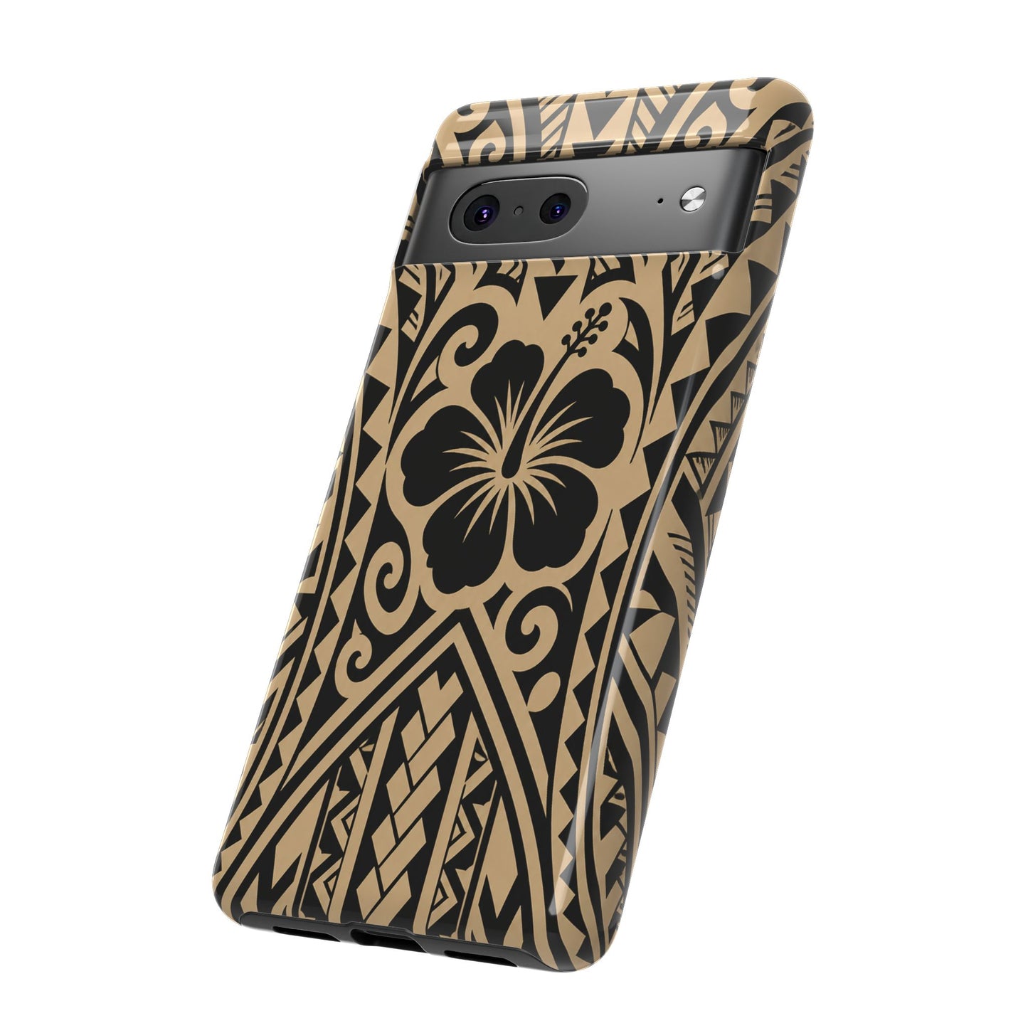 Polynesian Tribal Hawaiin Hibiscus Phone Case for iPhone Samsung Galaxy
