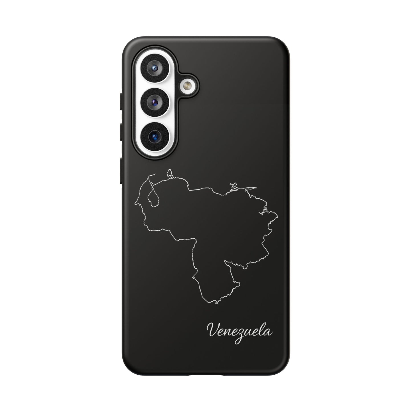 Venezuela Outline Phone Case – Minimal Country Map Tough Case (iPhone, Samsung, Pixel)