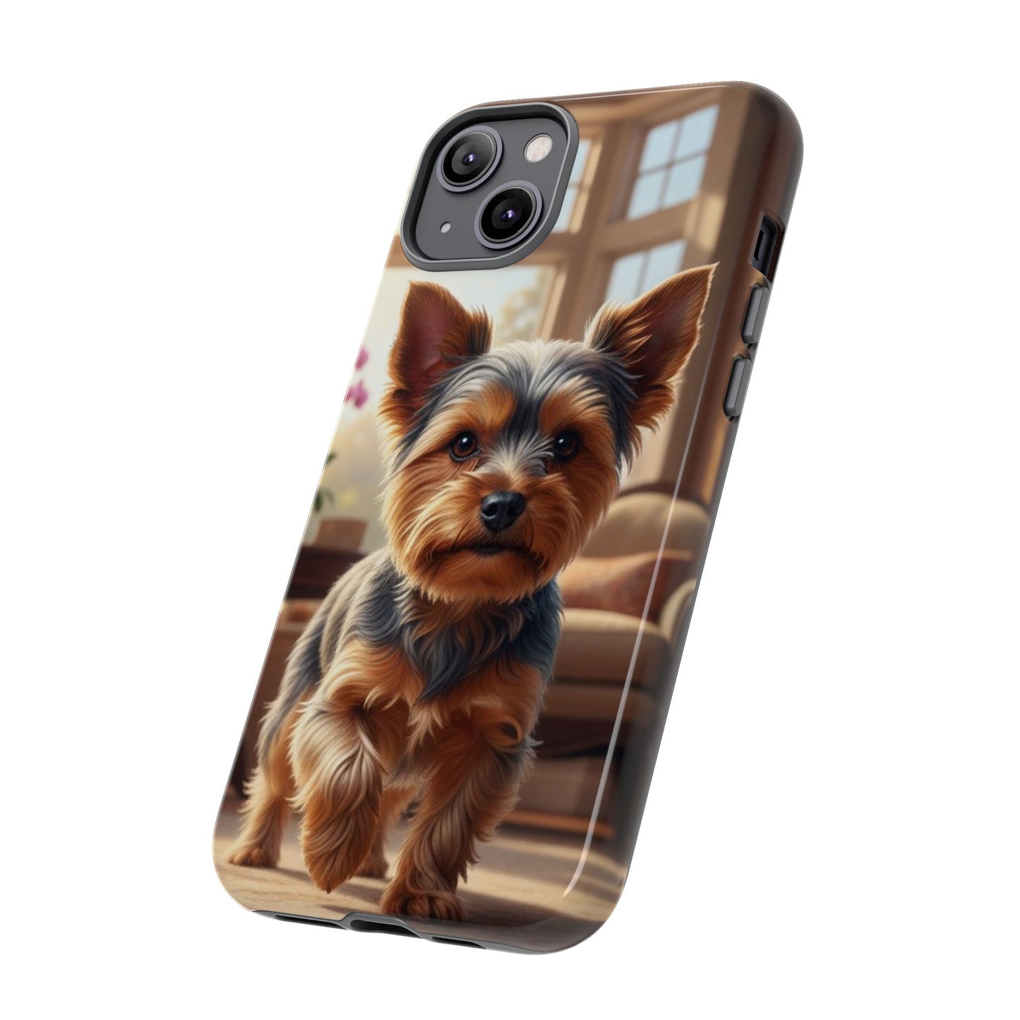 Yorkshire Terrier Phone Case – Cute Yorkie Puppy Tough Case (iPhone, Samsung, Pixel)