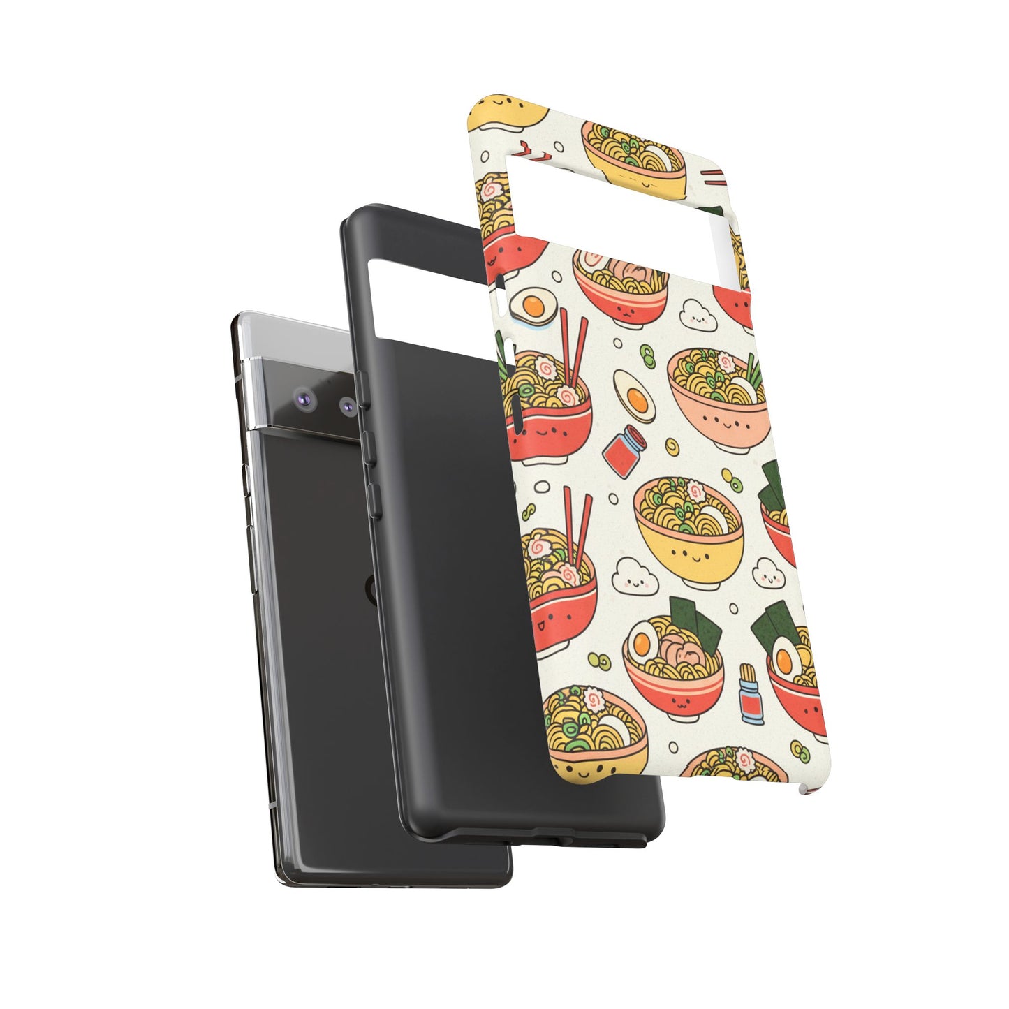 Kawaii Ramen Phone Case – Cute Japanese Food Pattern | Noodle Bowl Aesthetic Case