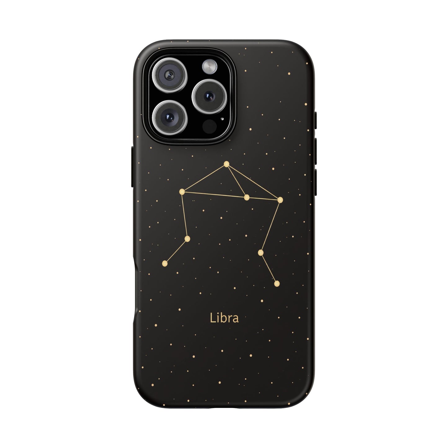 Libra Zodiac Constellation Phone Case – Luxe Gold Celestial Cover