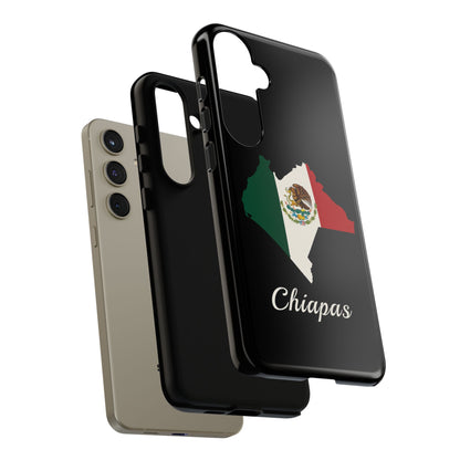 Chiapas Mexico Flag Map Phone Case | Mexican American Pride Tough Case for iPhone & Samsung