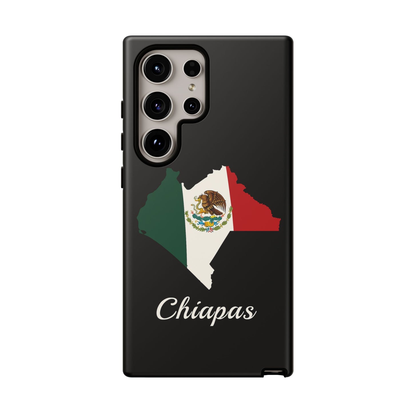 Chiapas Mexico Flag Map Phone Case | Mexican American Pride Tough Case for iPhone & Samsung