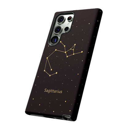 Sagittarius Zodiac Constellation Phone Case – Luxe Gold Celestial Cover