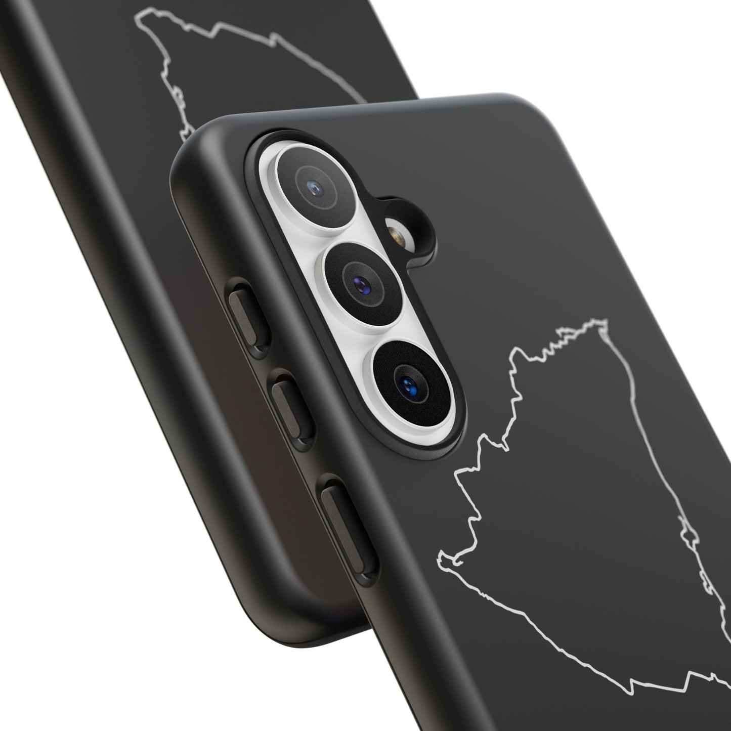 Nicaragua Outline Phone Case – Minimal Country Map Tough Case (iPhone, Samsung, Pixel)