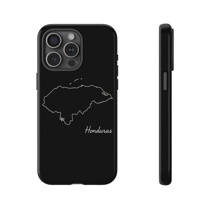 Honduras Outline Phone Case – Minimal Country Map Tough Case (iPhone, Samsung, Pixel)
