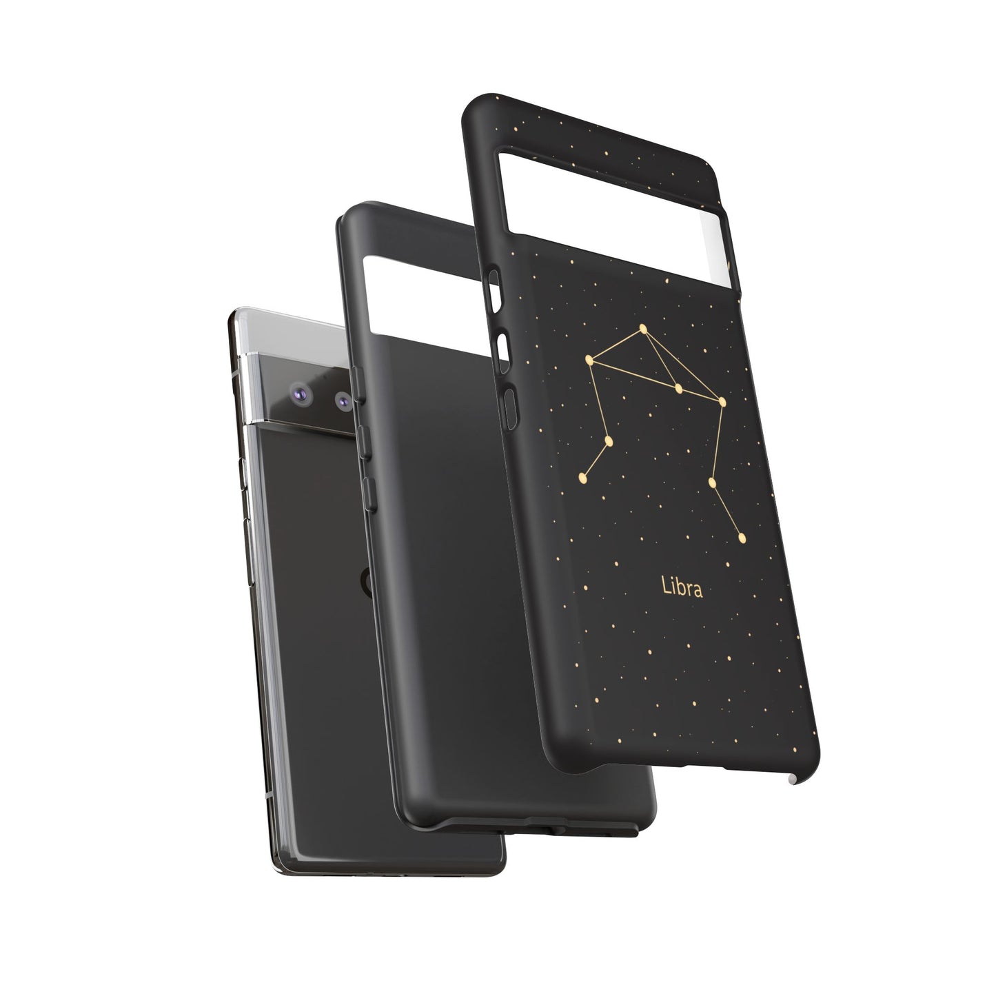 Libra Zodiac Constellation Phone Case – Luxe Gold Celestial Cover