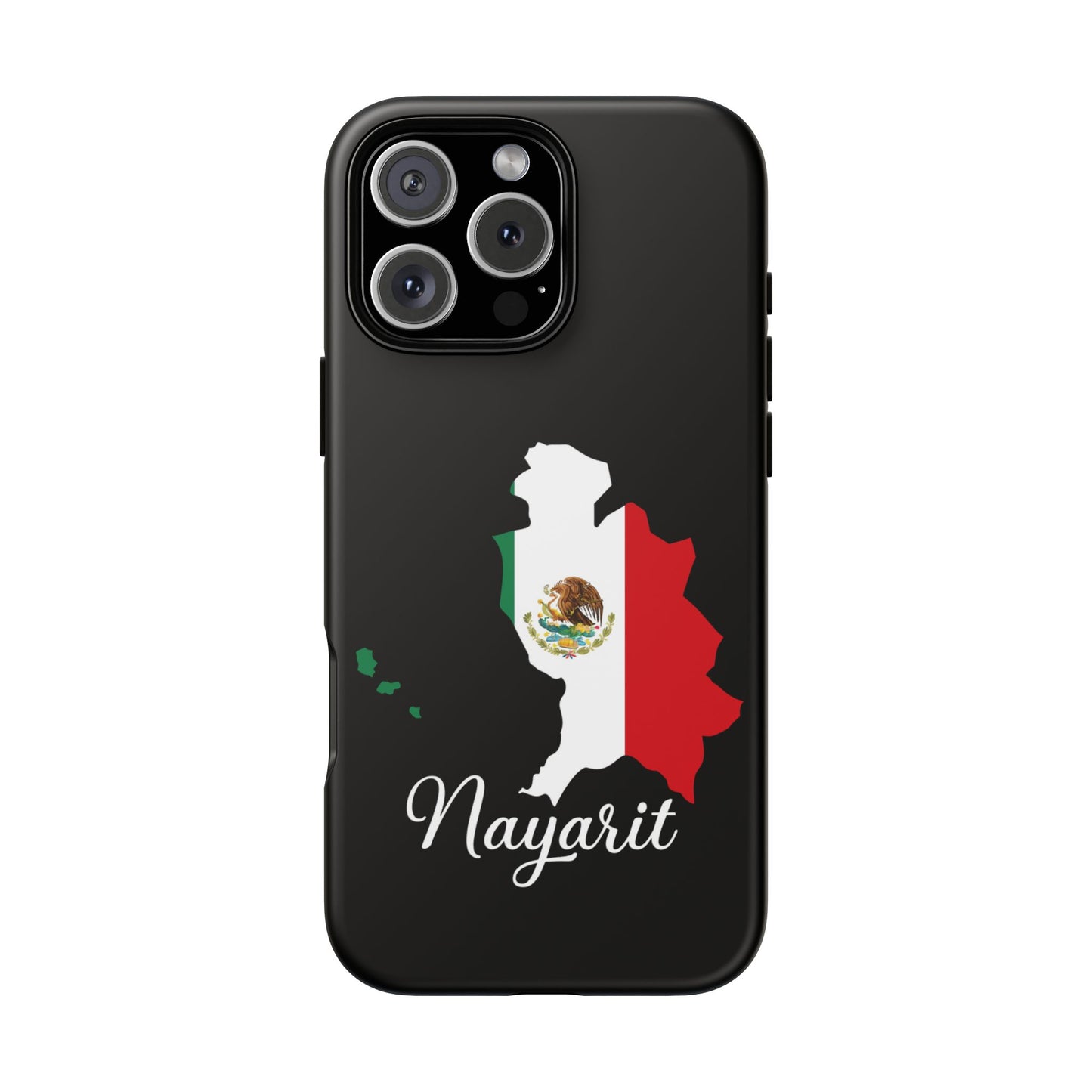 Nayarit Mexico Flag Map Phone Case | Mexican American Pride Tough Case for iPhone & Samsung