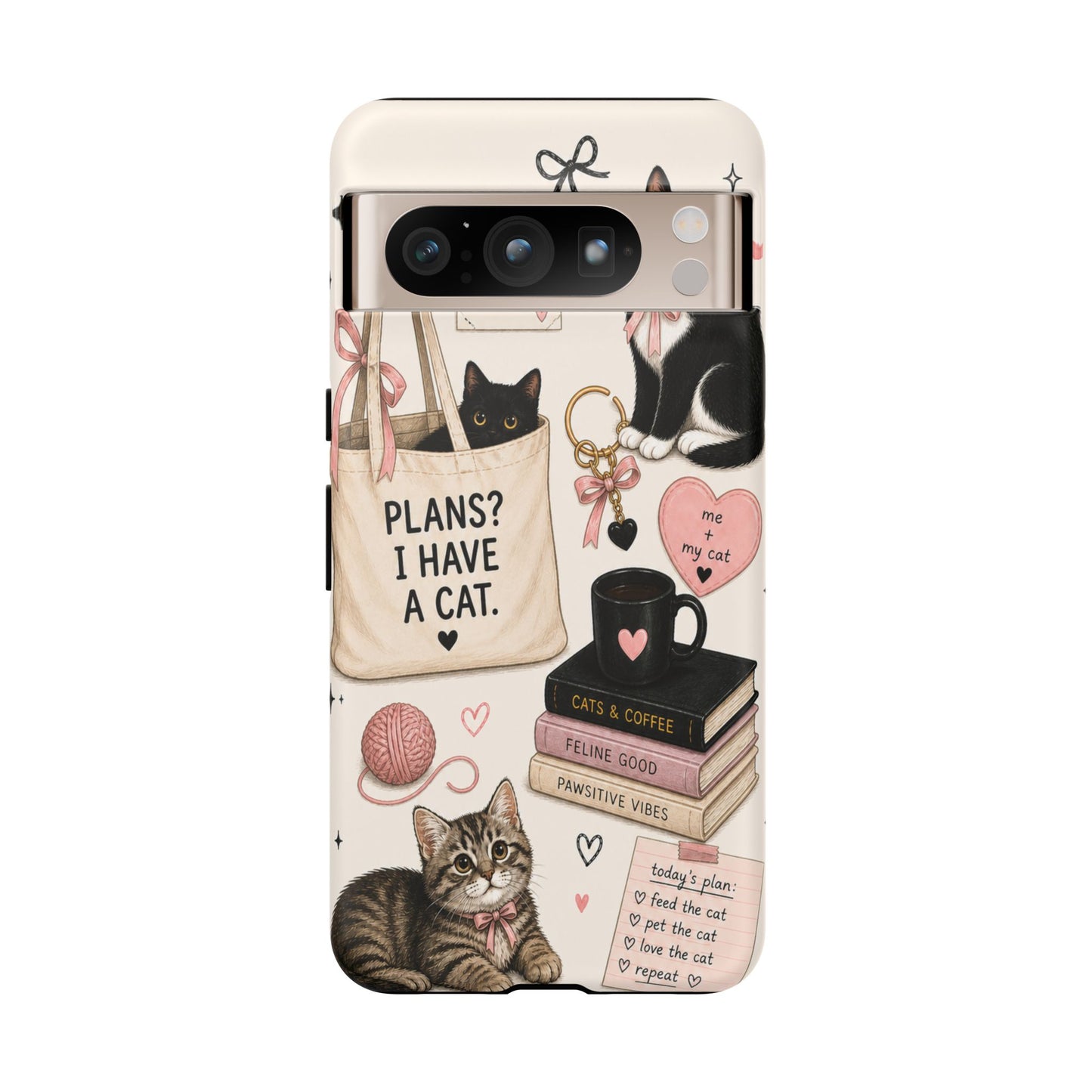 Cat Lover Phone Case | Plans? I Have A Cat Cute Aesthetic Cover