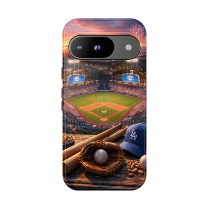 Baseball Sunset Stadium Phone Case LA Game Day Sports Aesthetic Case
