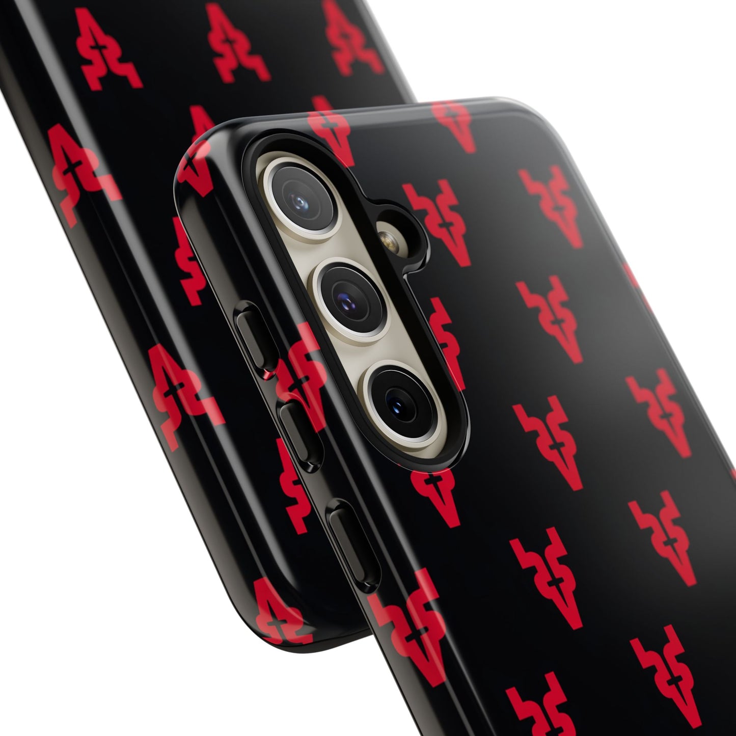 Mazatlán Bull Phone Case – Black Red Streetwear Tough Shockproof Cover